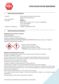 Demarcación de Pavimentos